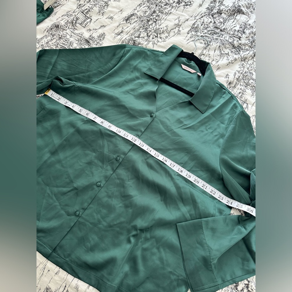 La Vie En Rose Green pajamas - Picture 9 of 14